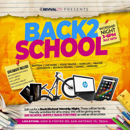 Vendors - Back to School Worship Night